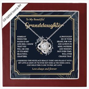 To My Granddaughter Necklace, Gifts For Granddaughter From Grandma Grandpa, Granddaughter Necklace From Grandparents, Granddaughter Birthday, Necklace For Granddaughter on Birthday, Christmas