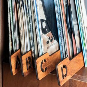 Vinyl Record Dividers A-Z,Album Dividers,Record Storage Dividers,Vinyl Record Dividers,Record Separator, Book Dividers,Alphabetical Albums CD