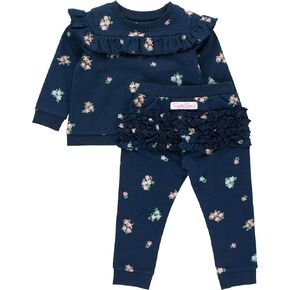 RuffleButts® Baby/Toddler Girls Jogger Set