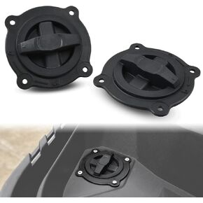 SAUTVS Cargo Base Kit for Can-Am Outlander Renegade, Plastic Cargo Turn Attach System Base Installation Kit for Can Am Outlander L 400 500 650 / Renegade 570 850 2013-2020 Accessories (2PCS)