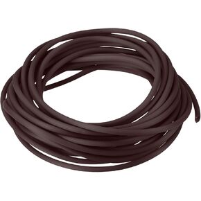MECCANIXITY Rubber Cord Tube 10ft 2mm Dia 1mm Hole Blue Hollow Tubing for DIY Craft Beading Necklaces Bracelet