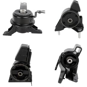 OCPTY Engine Motor Mount and Transmission Mount Set Compatible for Chevrolet Prizm & for Toyota Corolla 1998 1999 2000 2001 2002 1.8L # A7243 A7254 A7256 A7259 4PCS