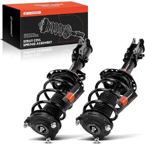 A-Premium Front Pair (2) Complete Strut and Coil Spring Assembly Compatible with Hyundai Kona 2018 2019 2020 2021 2022 2023, Driver and Passenger Side