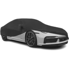 Custom Fit Indoor Full Car Cover Dust-Proof Protection Compatible with 2010-2023 Porsche 718 Cayman Boxster (Black)
