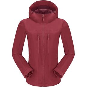 CAMEL CROWN Raincoat Women Lightweight Waterproof Rain Jacket with Hood Outdoor Windbreaker