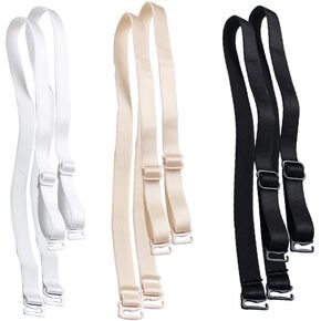Polar Bunny Bra Strap Replacement Convertible Bra Straps 12/15/18mm Width Removable Bra Shoulder Strap Multi Color