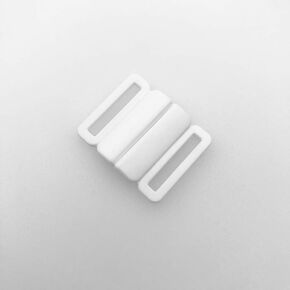 20sets 20mm Plastic Buckles Front Closure Hook & Clasp Fasteners Sew On Clothes Bra Swimwear Clip Hooks Sewing Supplies (Clear)