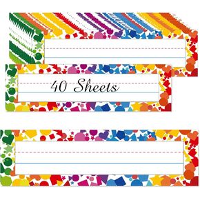 Starboling Name Tags for Classroom,40Pcs Student Name Tags for desks,Waterproof Desk Name Tags for Classroom Decor Self Adhesive Name Label Stickers（Eucalyptus Nameplate）