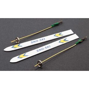 Melody Jane Dolls Houses International Miniatures by Classics Dollhouse Miniature Skis with Poles