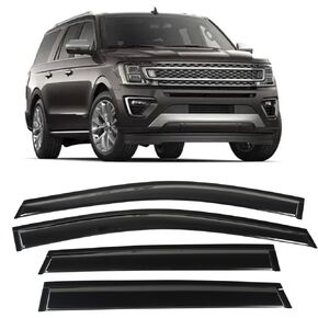 ZDKK 4PCS Window Visors Deflectors Vent Guards Sun Wind Rain Shield Fits for 2018-2023 Wrangler JL, for 2020-2023 Gladiator Window Visors