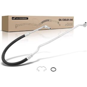 A-Premium Engine Oil Cooler Line Hose Assembly Compatible with Chevrolet C1500 C3500 1991-1993 C2500 1991-1992 GMC K2500 Suburban 1992 K2500 K3500 7.4L