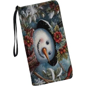 Women Clutch Zip Around Lemon Wallet With Coin Pocket Credit Card Holder Purse Long PU Leather Cash Bags With Wristlet