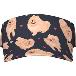 Printed Sun Visor Hats Adjustable,Women's Sun Hat, Unisex Designs, Fits Most Head Sizes