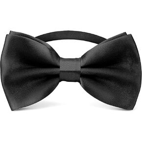 Bow Ties for Men,Mens Bow Tie,Pink Bow Tie,Black Ties for Men,Black Tie,Adjustable Bow Tie for Men