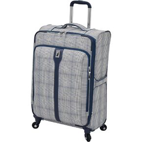 حقيبة لندن فوغ نايتسبريدج هايبرلايتس ذات الجوانب الناعمة القابلة للتوسيع، رمادي/كحلي منقوش، مقاس متوسط ​​25 بوصة in Kuwait