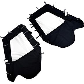 UTV Soft Cab Housing Side Door Heavy Duty Zipper Cab Protection with window Opening, Soft Door for Hisun 500 700,Axis 500 700,900D Compatible with Coleman 500 700,Massimo MSU500 Cab Protection
