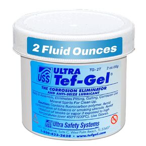 Original ULTRA Tef-Gel 2 OZ Tub - Stops Salt Water corrosion on all metals, works in fresh water too. Waterproof: Replaces petroleum greases that wash away. Replaces Silicone to lubricate
