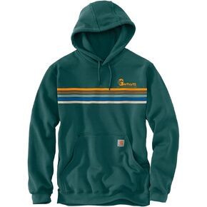 Carhartt Men's Loose Fit Midweight Stripe Graphic Sweatshirt
