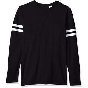 Soffe Men's Striped Sleeve Tee