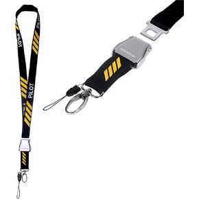 Novah Pilot Lanyard 4 Stripes (black)