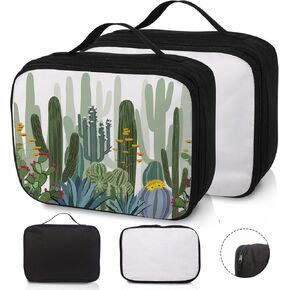 4pcs Sublimation Blanks Makeup Bag,Sublimation Blanks Cosmetic Bag Makeup Bag Bulk Travel Toiletry Bag With Zipper Pouch Insulated Lunch Bag Heat Transfer Removable Sublimation Bags for DIY Craft
