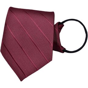 Zipper Ties for Men Adjustable Men's Pretied Neckties Zip on Tie for Men Daily