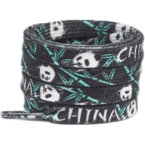 Printed Shoe laces for Sneakers, Flat Bandanna Fun Shoelaces for Athletic Running Sneakers Boots High Tops