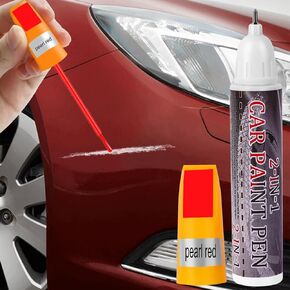 Silver Car Paint Touch Up Pen, Color Accurate Touch Up Paint for Cars, Lasting Automotive Scratch Repair Kit, 2-in-1 Professional Auto Scratch Remover for Deep and Shallow Scratches, Quick and Easy