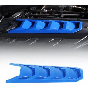 Engine Shroud Cover Panel Trim Compatible with Chevrolet Corvette C8 2020-2023, Edge Engine Cover, C8 Accessories 1PCS (Carbon fiber pattern)