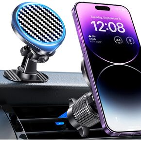 Ossvaln for Magsafe Car Mount [20 مغناطيس قوي] حامل هاتف مغناطيسي للوحة قيادة السيارة [بدون استخدام اليدين] الهاتف الخليوي Magsafe 3 Car Mount Fit iPhone 15 14 13 Pro Max Pro Plus Mini MagSafe Case جميع الهواتف in Kuwait