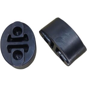 Universal Rubber Exhaust Hangers - Automotive Replacement Hangers for Muffler - Durable and Sturdy