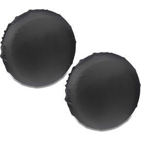 2 Pack Oversize 600D Waterproof Oxford Cloth Tire Cover Anti-UV Snow Sun Rain Tire Protector for Truck, RV, SUV, Trailer, Camper (Fits Tire Diameter 40"-45")