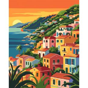 Natuyalo Paint by Number Kits for Adults Paint by Numbers for Adults Beginner, DIY Paint by Numbers for Ideal Gift Home Wall Decor (The Cat in The Garden, 16x20 Inch)