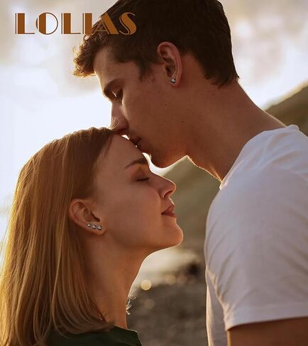 G23 Titanium Threadless Flat Back Earrings-Hypoallergenic 6A Cubic Zirconia Earrings Studs for Men-Trendy 20G Flatback Push Pin Cartilage Earring for Helix Tragus Piercing in Kuwait