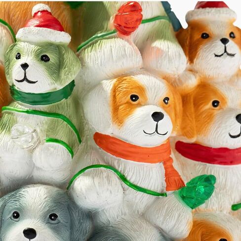 شجرة عيد الميلاد الصغيرة للكلاب من iHeartDogs - تمثال صغير مصنوع يدويًا من الراتنج لشجرة عيد الميلاد لتزيين الكلاب - يساعد على إطعام الكلاب المحتاجة in Kuwait