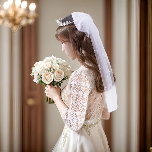 حجاب فيونكة شعر الزفاف وتيجان كريستال، تيجان حجاب زفاف للعزوبية، طرحة زفاف لحفلات العزوبية للعروس in Kuwait