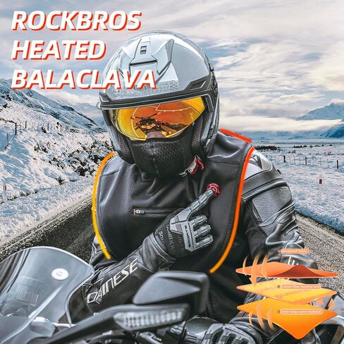 ROCKBROS ساخنة الشتاء بالاكلافا الصوف الحراري للطقس البارد التزلج بالاكلافا تحت خوذة واقي الوجه الدافئ للرجال والنساء in Saudi Arabia