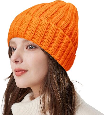 ZOORON 1&2 Winter Beanie for Women Soft Warm Slouchy Knit Hat Ski Stocking Cuffed Cap in Saudi Arabia