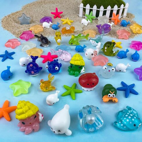 HAVAGDTM 110 PCS Mini Animal Figures Mini Duck Figures Miniature Garden Decor for Miniature Garden Landscape Pots Dollhouse DIY Handmade Birthday Party Favor in Saudi Arabia