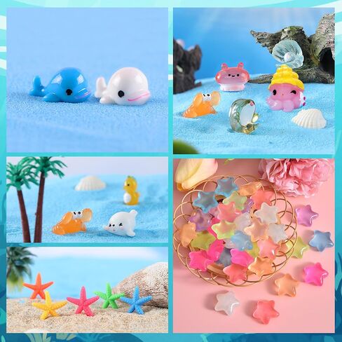 HAVAGDTM 110 PCS Mini Animal Figures Mini Duck Figures Miniature Garden Decor for Miniature Garden Landscape Pots Dollhouse DIY Handmade Birthday Party Favor in Saudi Arabia