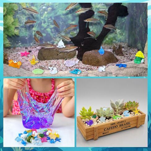HAVAGDTM 110 PCS Mini Animal Figures Mini Duck Figures Miniature Garden Decor for Miniature Garden Landscape Pots Dollhouse DIY Handmade Birthday Party Favor in Saudi Arabia