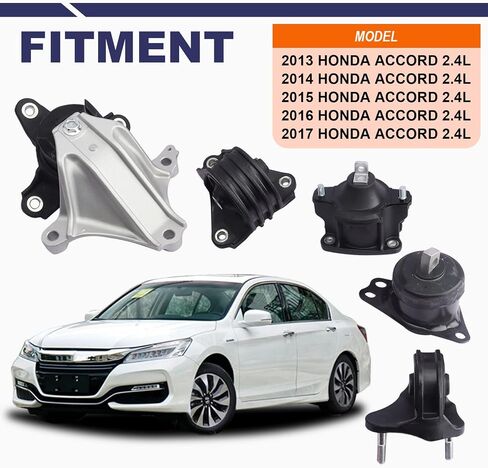 Engine Motor Mount Set for 2013-2017 Honda Accord 2.4L Automatic Transmission, Replacement for A65040 A65054 A65068 A65071 A65072 in Kuwait