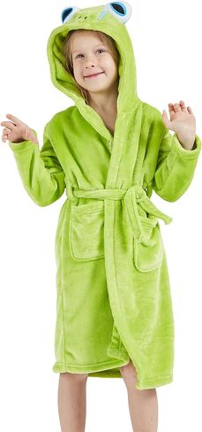 DELEY Girl's Robe Baby Boys Hoodie Robes Toddler Bathrobes for Kids Pajamas Sleepwear in Saudi Arabia