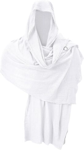 Shawl Scarf Medieval Costume Cowl Cloak with Hood Men Renaissance Accessories Costume Robes, Capes in Saudi Arabia
