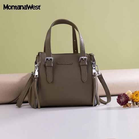Montana West Small Satchel Purses and Handbags for Women Top-handle Crossbody Bag with Detachable Straps in Saudi Arabia