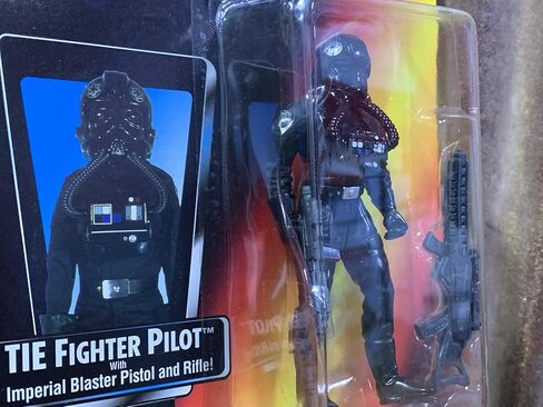Star Wars Power of the Force Tie Fighter Pilot Action Figure with Imperial Issue Blaster Pistol in Saudi Arabia