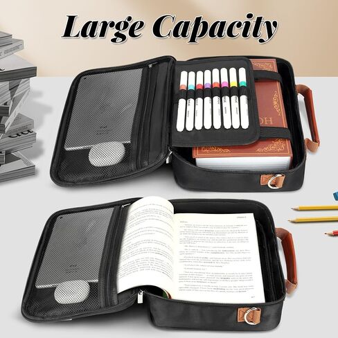 Bible Case for Girls Bible Cover Case for Women Green Bible Bag with Shoulder Strap,Detachable Pen Loops for Bible Accessories in Saudi Arabia