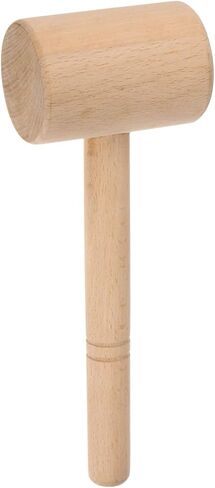 HARFINGTON 9" Leather Carving Hammer Wooden Hammer T-Shaped Head Leathercraft Mallet Tool for DIY Stamping Sew Leather Cowhide in Saudi Arabia