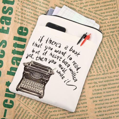 JNIAP Book Lover Book Sleeve اقتباسات المؤلف هدايا مستوحاة إذا كان هناك كتاب تريد قراءته هدايا للكتاب والمؤلفين (إذا كان هناك أ) in Saudi Arabia
