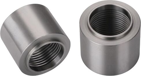 1/4 NPT Female Pipe Thread Steel Weld On Bung Fitting Adapter 2PCS in Kuwait